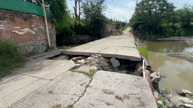 El vado ya estaba dañado desde hace varios años, admitió la autoridad municipal. 