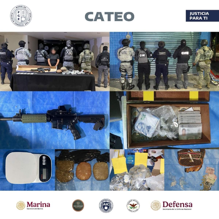 La detenida fue identificada como Danna Paola “N” y fue presentada ante el Ministerio Publico.