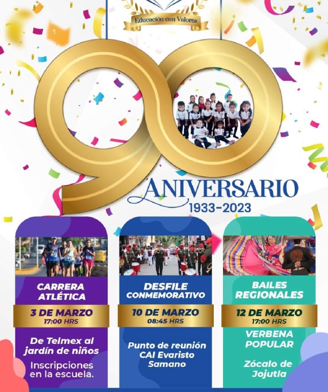 La comunidad escolar comenzará los festejos de aniversario este viernes y continuarán la próxima semana.