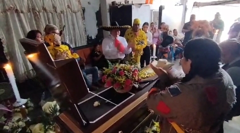 Despiden Tecuanes del Mirador con la última danza a Erasmo Rita Pineda, Tesoro Humano Vivo 2024