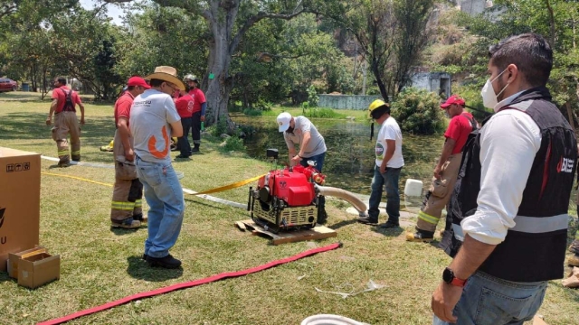  La nueva bomba permitirá hacer más eficiente la labor de los bomberos.