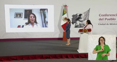 Participa gobernadora Margarita González Saravia en &#039;Mañanera del Pueblo&#039; encabezada por la presidenta Claudia Sheinbaum