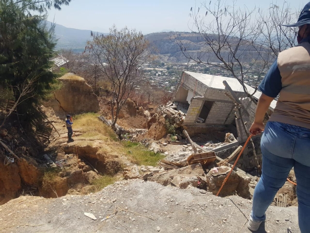 Efectúan estudio de resistividad eléctrica en cerro El Sarnoso en Jiutepec