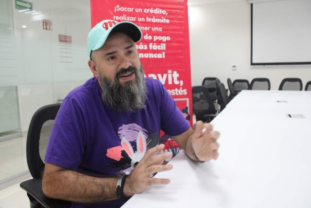 Jorge Salgado Ruiz, delegado del Infonavit en Morelos. 