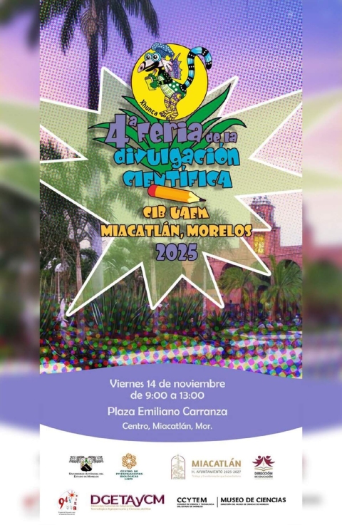 Realizar&aacute;n en Miacatl&aacute;n Feria de Divulgaci&oacute;n Cient&iacute;fica