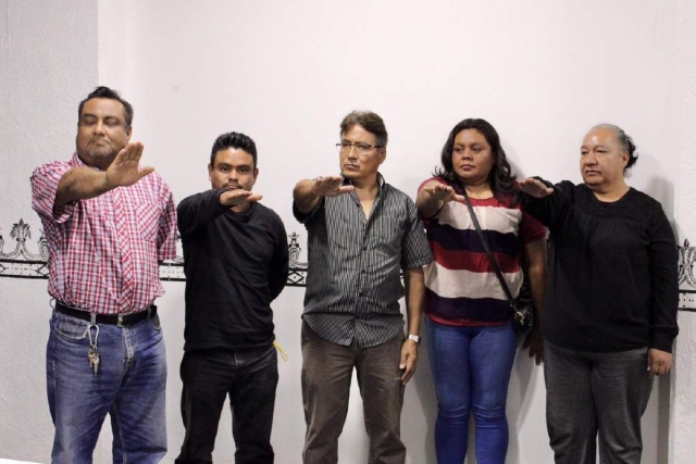 Los nuevos integrantes del comité operador.