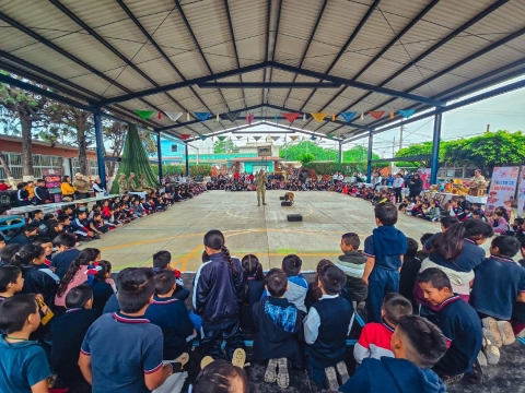 Efectúan Jornada por la Paz en primaria del poblado de Zahuatlán