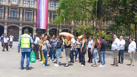 Llevan a cabo &#039;Primer Simulacro Nacional 2025&#039;