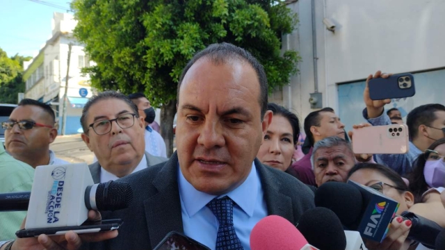 Cuauhtémoc Blanco Bravo, gobernador del estado. 