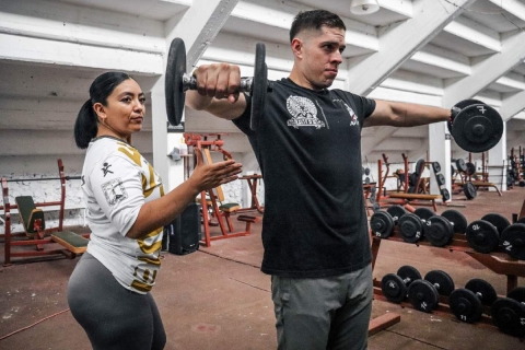 El espacio está habilitado para quienes deseen iniciar o continuar una rutina de ejercicio físico, aseguró Juan Felipe Domínguez Robles, titular del INDEM.