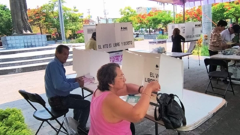 La jornada electoral de ayer transcurrió en calma y sin incidentes.