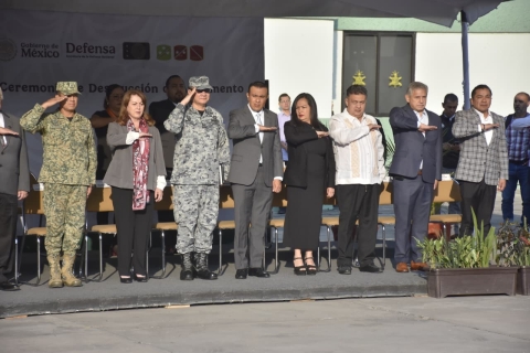 Preside gobernadora Margarita Gonz&aacute;lez Saravia ceremonia de destrucci&oacute;n de armamento