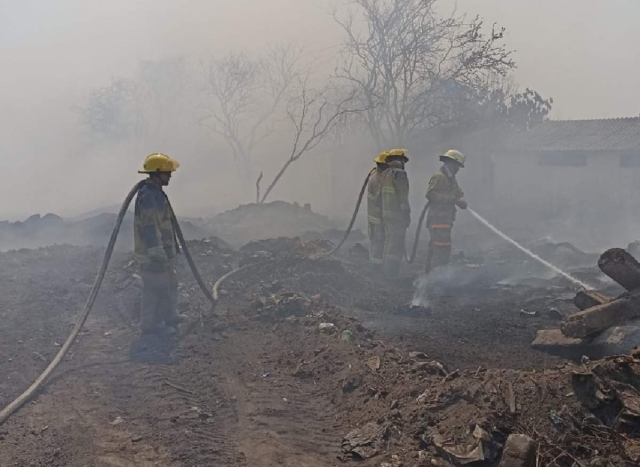 Este martes el H. Cuerpo de Bomberos de Cuautla sofocó varios incendios.