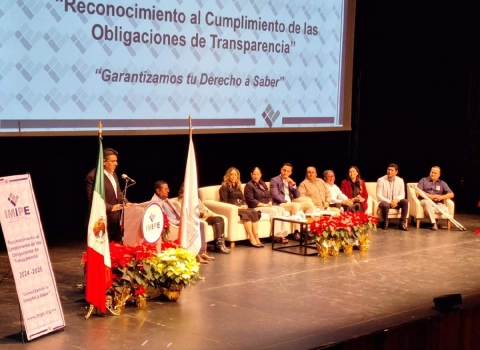 El IMIPE reconoci&oacute; a Yecapixtla por el cumplimiento de las obligaciones de transparencia.