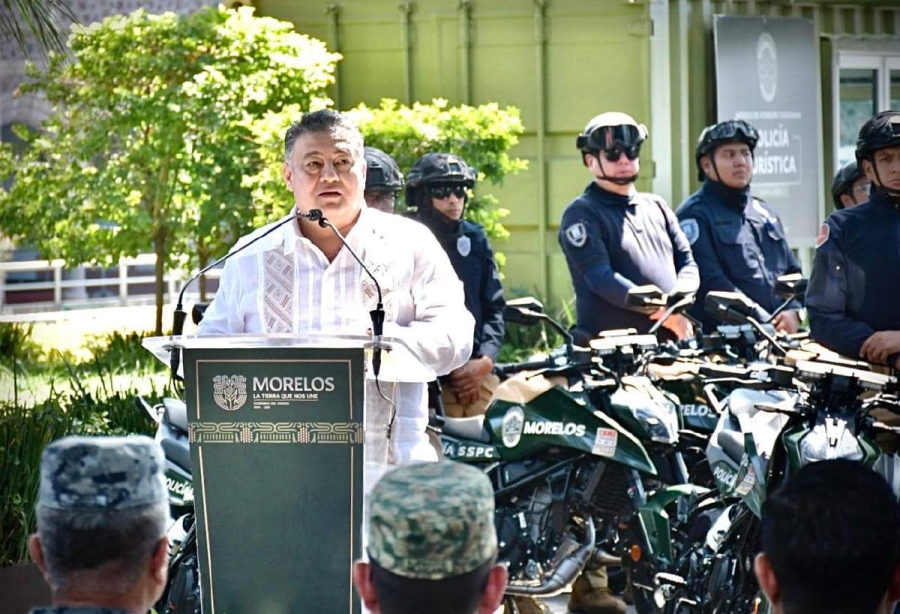 Miguel Ángel Urrutia, titular de la SSPC, externó la importancia de que el sistema de videovigilancia de prestadores de servicios de Tepoztlán esté conectado con el C-5. 