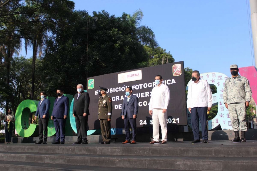 Preside José Manuel Sanz inauguración de la exposición fotográfica “La gran fuerza de México”