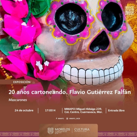 Invita Secretaría de Cultura a la exposición &#039;20 años cartoneando. Flavio Daniel Gutiérrez Falfán&#039; en el MMAPO