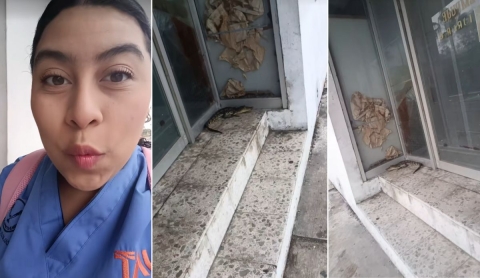 Cocodrilo sorprende a joven en parada de autobús en Tampico y se vuelve viral: &#039;Me encontré un juancho&#039;