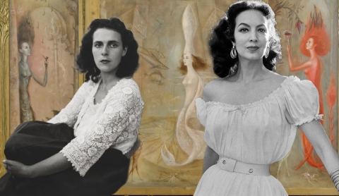Reaparece obra desaparecida de Leonora Carrington dedicada a María Félix