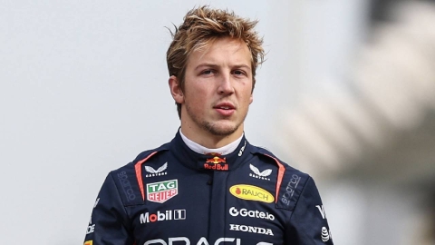 Liam Lawson sufre su primer incidente con Red Bull en pruebas de F1