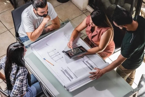 Representación de un anteproyecto.