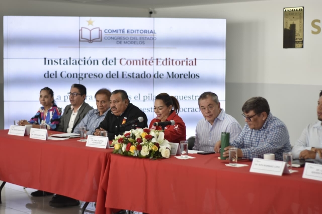 Instalan Comit&eacute; Editorial del Congreso de Morelos y toman protesta a secretaria t&eacute;cnica