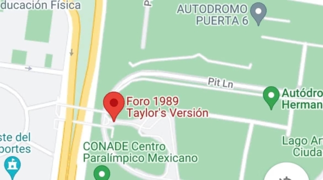 Renombran calles y lugares de CDMX en honor a Taylor Swift