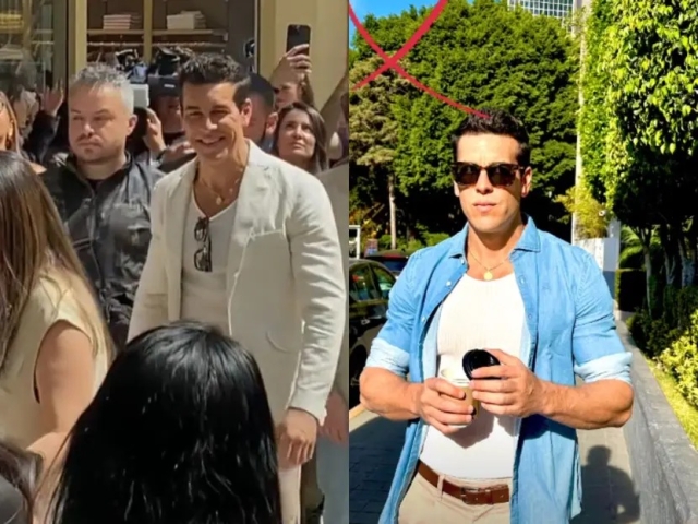 Captan a Mario Casas en la CDMX