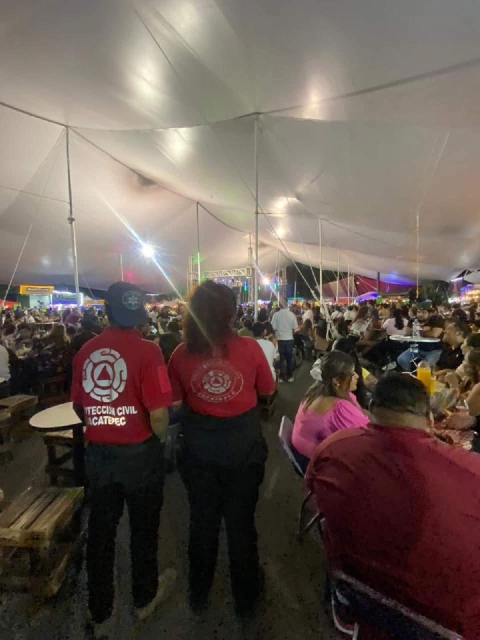 Se presentaron algunos incidentes menores durante la Feria de Santiago Apóstol de Zacatepec, que se extendió por nueve días.