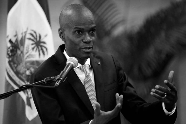 En la imagen, el presidente de Haití, Jovenel Moïse