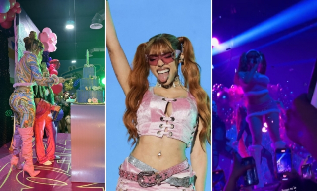 ¿La nueva Tatiana?: Yeri Mua da show en fiesta infantil