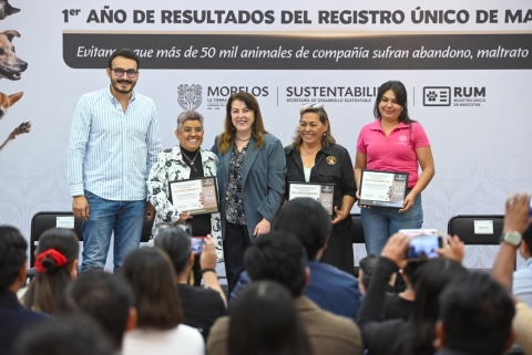 Encabeza Margarita Gonz&aacute;lez Saravia informe de avances del Registro &Uacute;nico de Mascotas para fortalecer protecci&oacute;n y cuidado animal