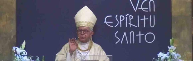 Ram&oacute;n Castro extern&oacute; su mensaje en la misa dominical en la catedral de Cuernavaca.