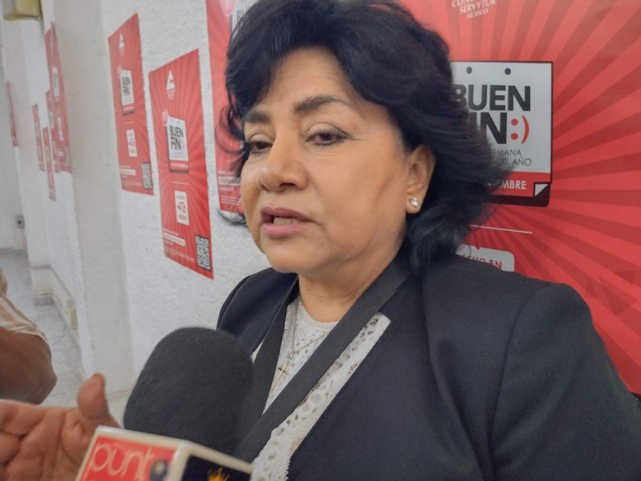 Leticia Peña Ocampo, delegada estatal de la Profeco. 