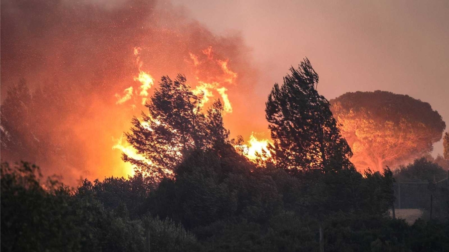 Vientos ayudan a extinguir incendios en el Mediterráneo