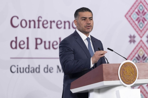 Garc&iacute;a Harfuch descarta terrorismo tras explosi&oacute;n de veh&iacute;culo en Michoac&aacute;n