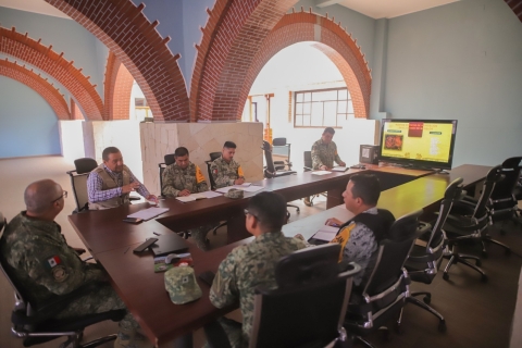 Definen CEPCM y 24 Zona Militar estrategias para hacer frente a la temporada de lluvias