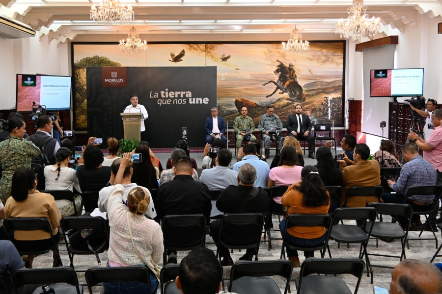 Aseguran integrantes de la Mesa de Coordinación para la Construcción de Paz y Seguridad a José Antonio 'N', alias 'La Vara'