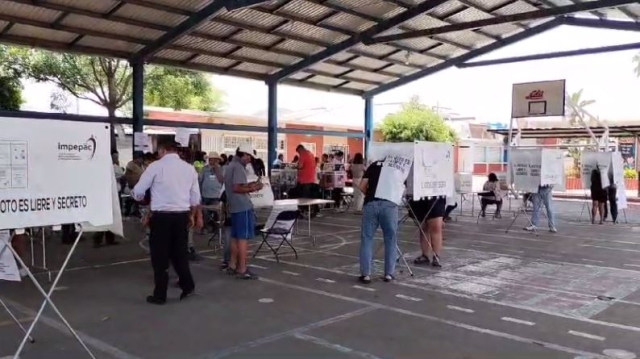Detienen votación en casillas de la colonia Lázaro Cárdenas en Cuautla, durante media hora