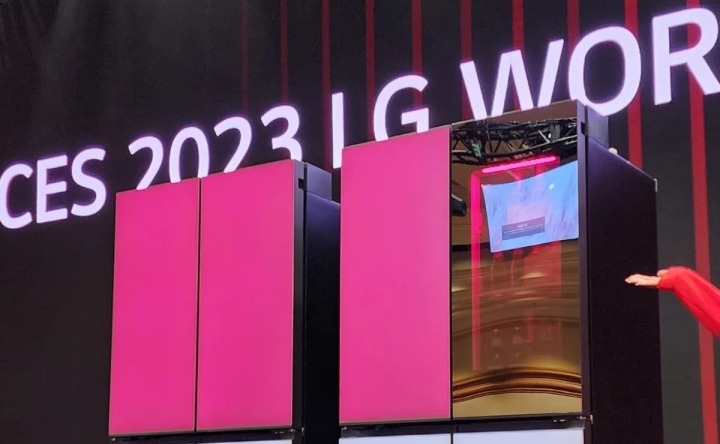 LG lanza refrigerador que cambia de color