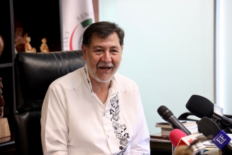 Noroña se lanza contra la CNTE: ‘Morena estará 40 años en el poder’