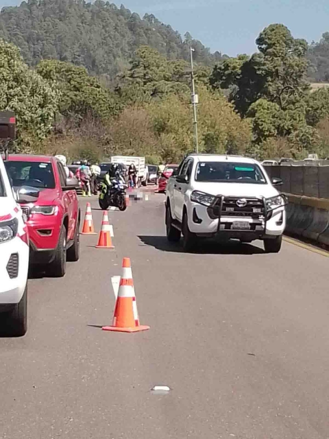  El finado qued&oacute; sin vida en medio de los carriles.