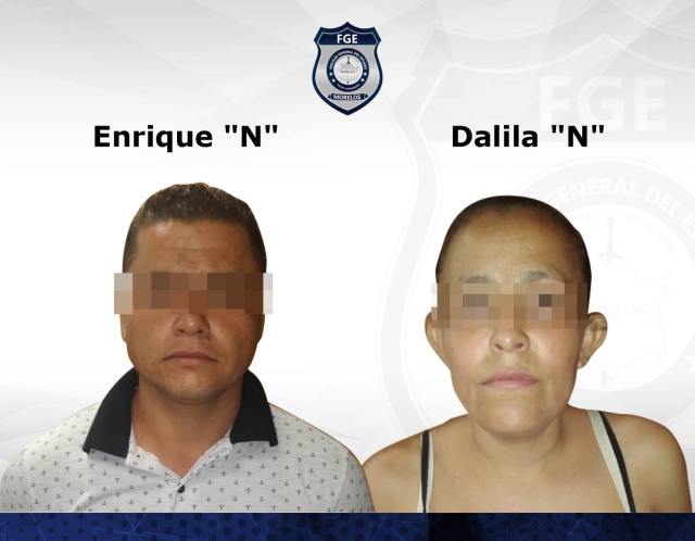 100 años de prisión a pareja por homicidio y trata de personas, en Temixco