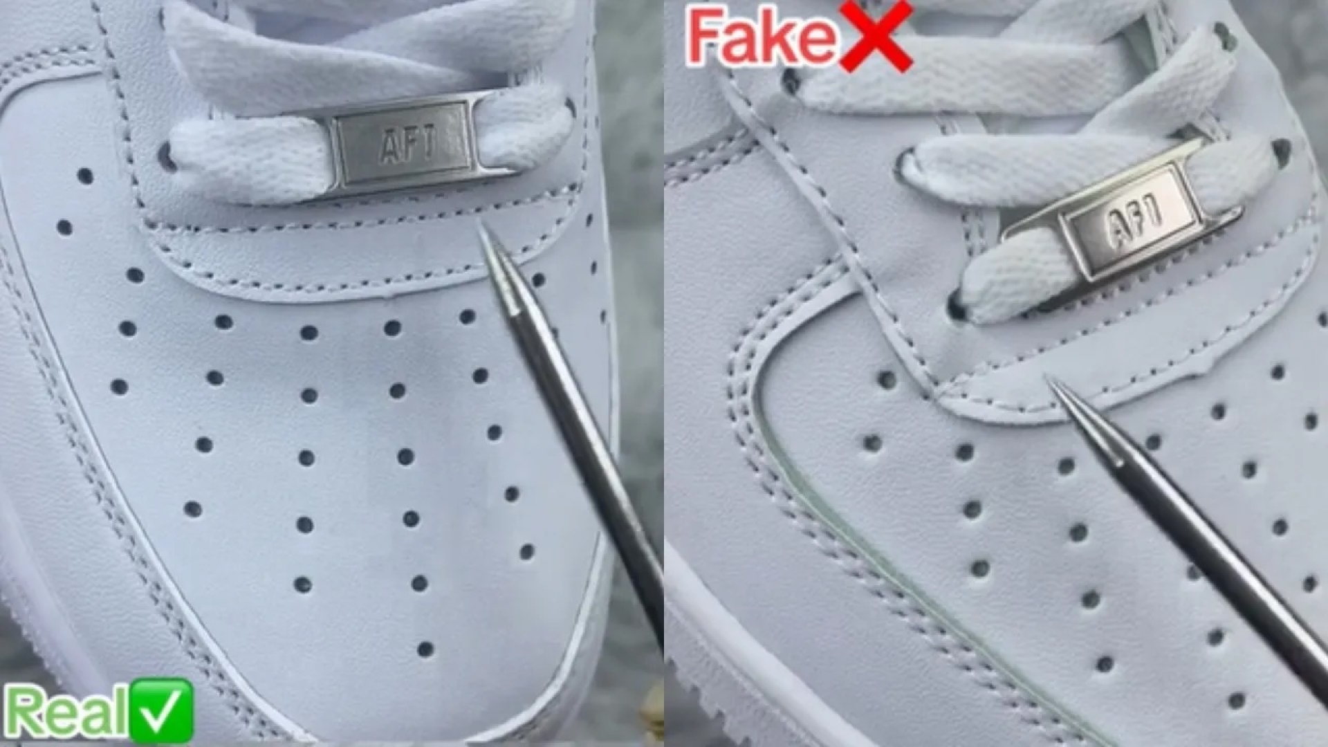 Diferencias entre tenis clearance nike originales y piratas
