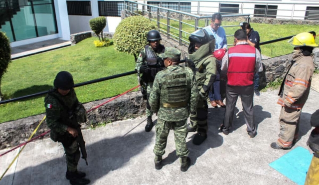 Preparan protocolos contra alarmas de bomba en escuelas