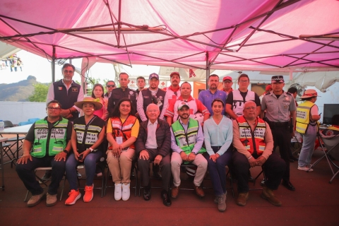 Reconoce Secretaría de Gobierno respuesta del municipio de Tepoztlán para atender la seguridad y bienestar de familias durante carnaval