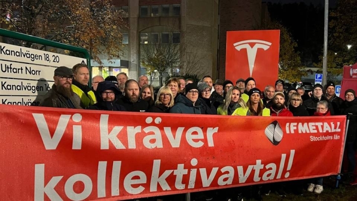 Tesla enfrenta huelga masiva en Suecia: Desafío para Elon Musk