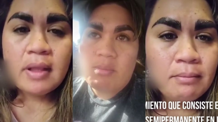 Tiktoker paga más de 7 mil pesos por microblading y el resultado la horroriza; así quedó