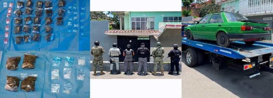 Todo lo que fue incautado en este cateo fue puesto a disposición del juez, quien en las próximas horas determinará la situación jurídica del hombre detenido.