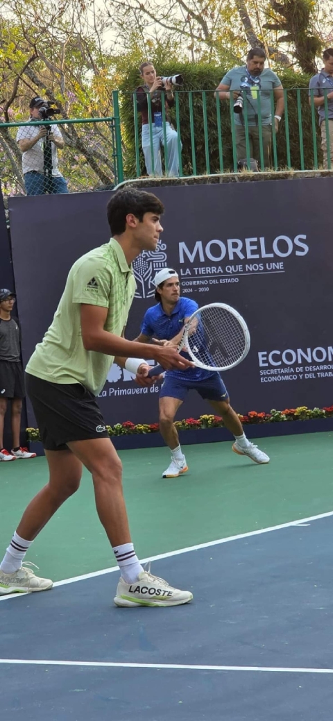 Rodrigo Pacheco tuvo un estupendo d&iacute;a en singles y dobles.
